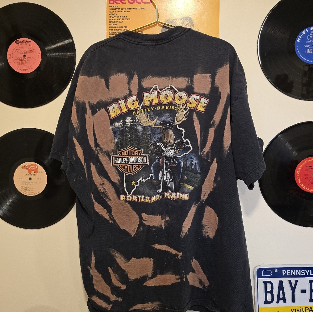 Authentic Original Big Moose Harley-Davidson Tee.